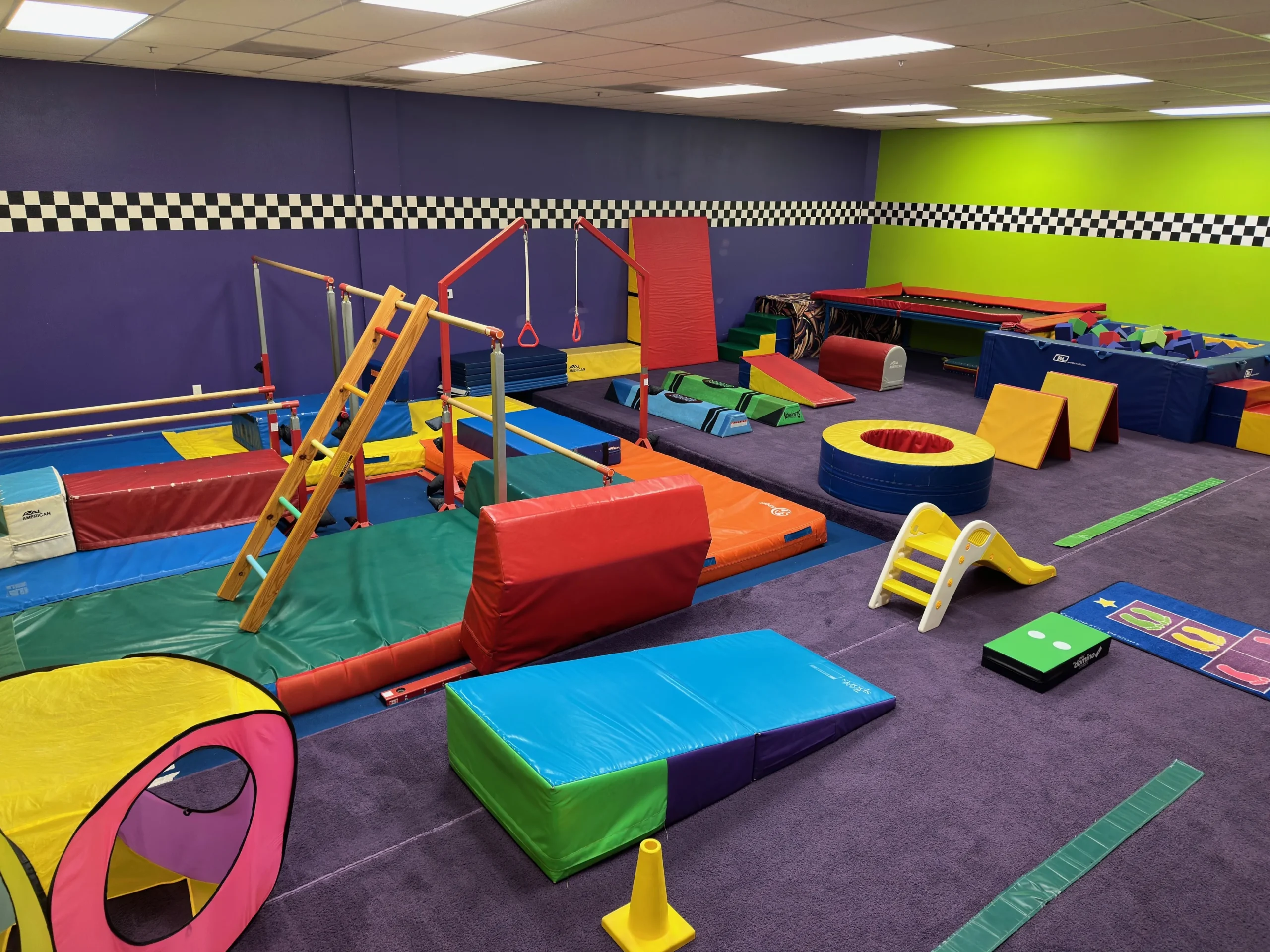 Preschool gym area.