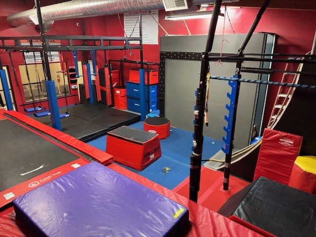 Ninja gym area.